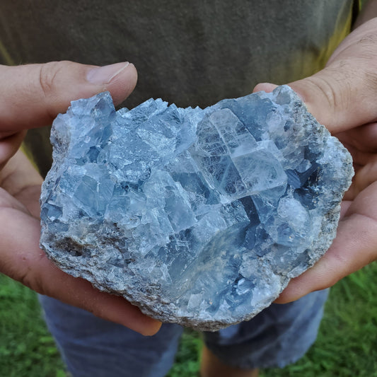 Celestite Cluster Medium