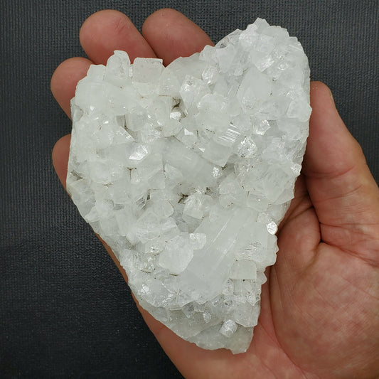 Apophyllite Heart Crystal Cluster