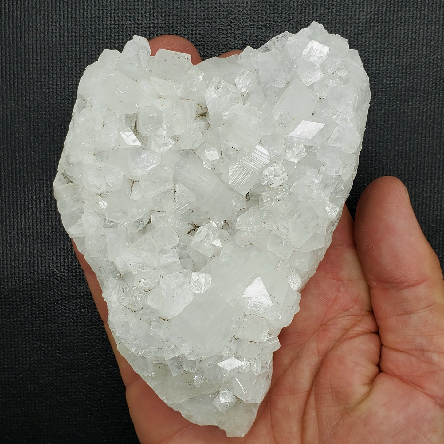 Apophyllite Heart Crystal Cluster
