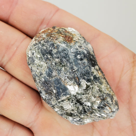 Sapphire Kyanite Polished Seer Stone
