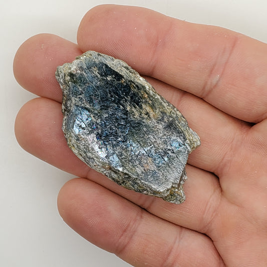 Sapphire Kyanite Polished Seer Stone