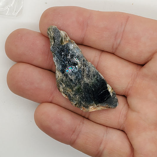 Sapphire Kyanite Polished Seer Stone