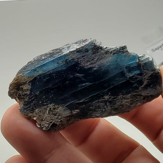 Sapphire Kyanite Polished Seer Stone