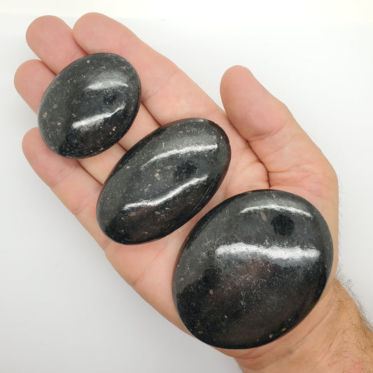 Indian Nuummite | Massage Stones | Multiple Sizes