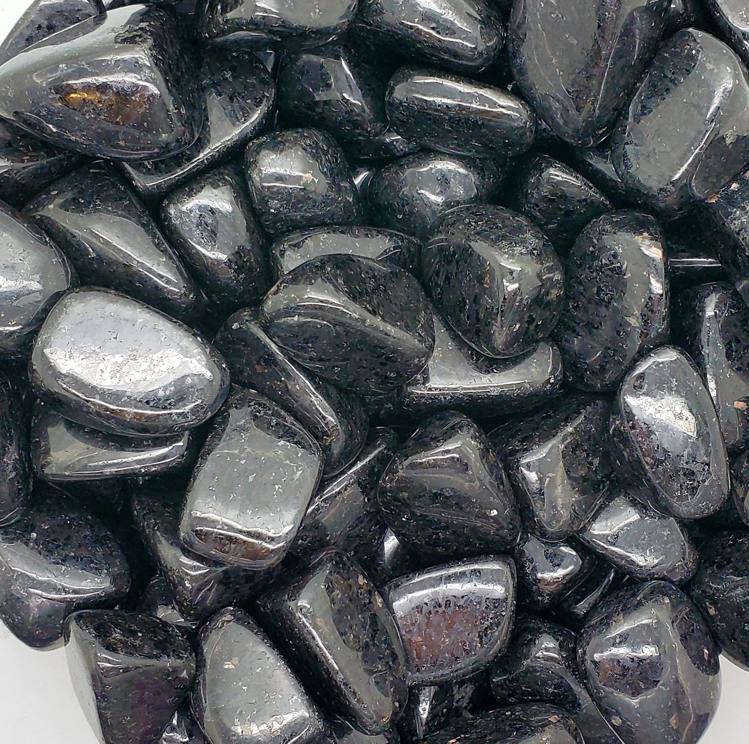 Indian Nuummite Tumbled Stone | 1 Pc - The Meteorite Traders