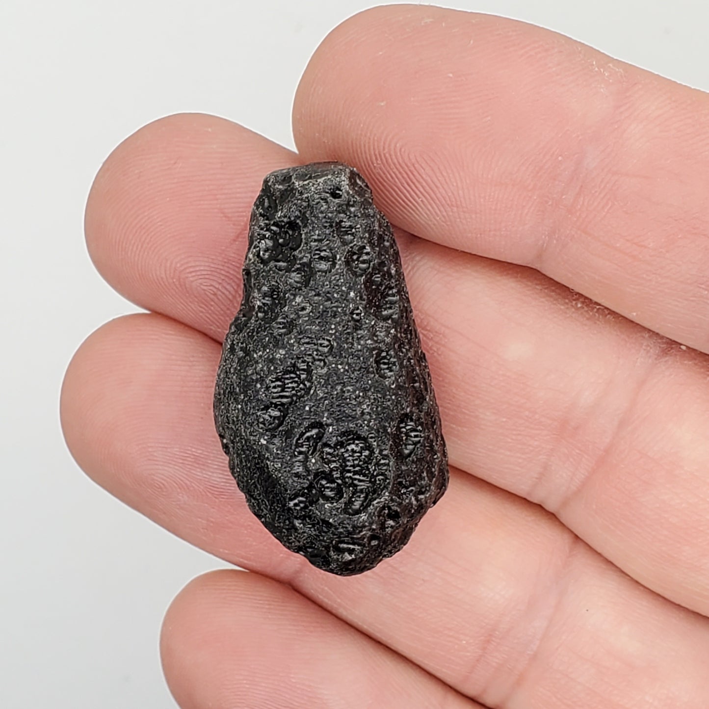 Black Tektite Space Glass Specimen