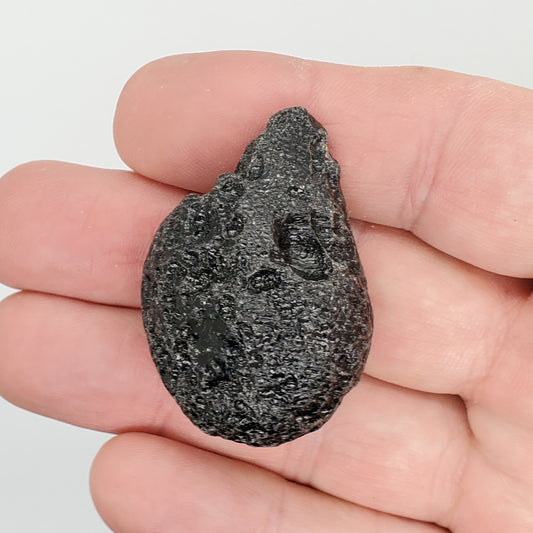 Black Tektite Space Glass Specimen