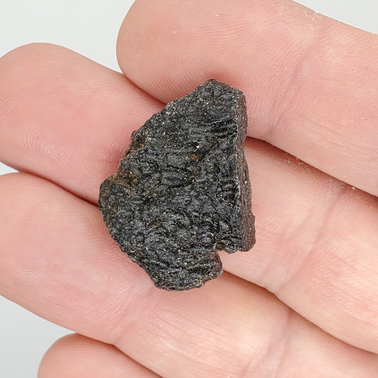 Black Tektite Space Glass Specimen