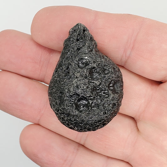 Black Tektite Space Glass Specimen