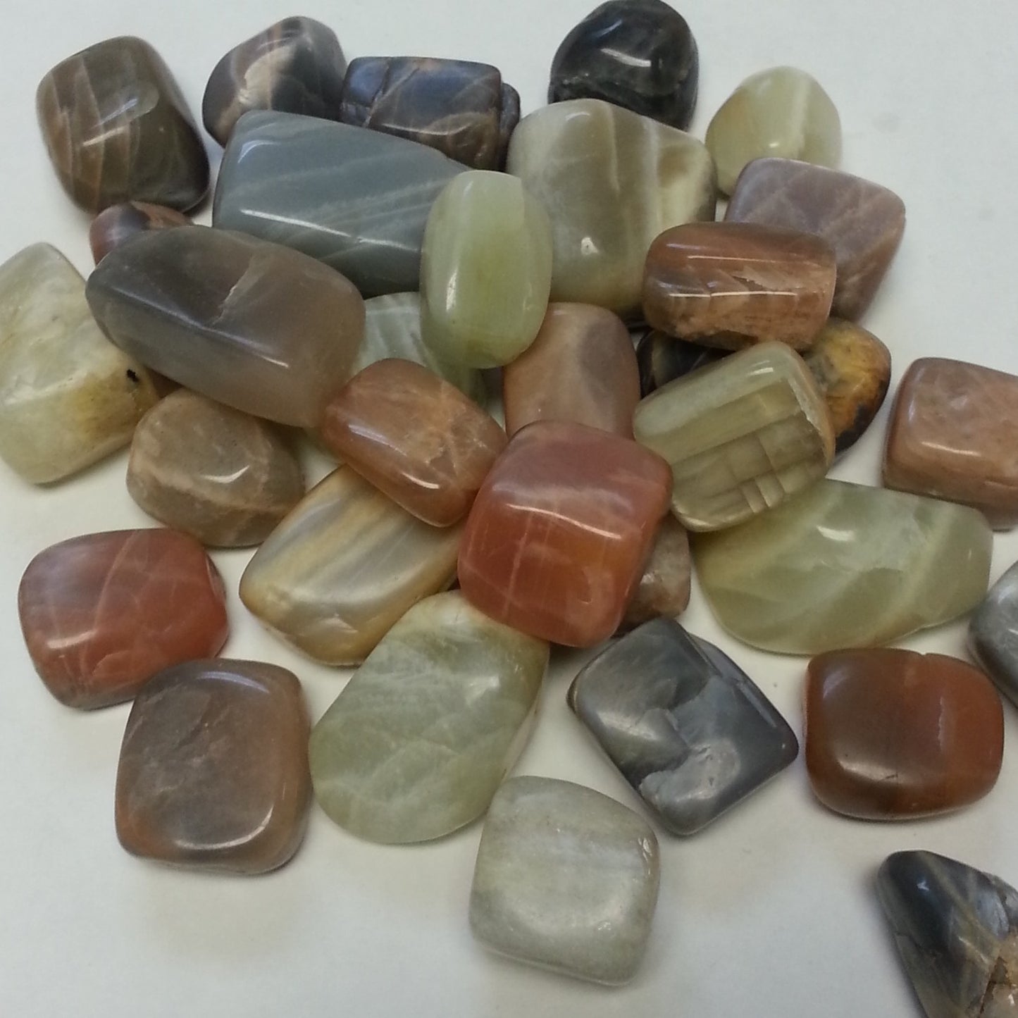 Tumbled Moonstone Mix Color | 4oz - The Meteorite Traders