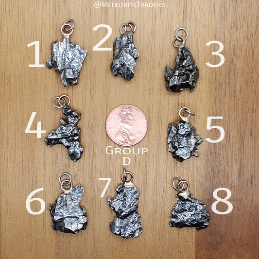 Meteorite Pendants | Campo Del Cielo | Group D