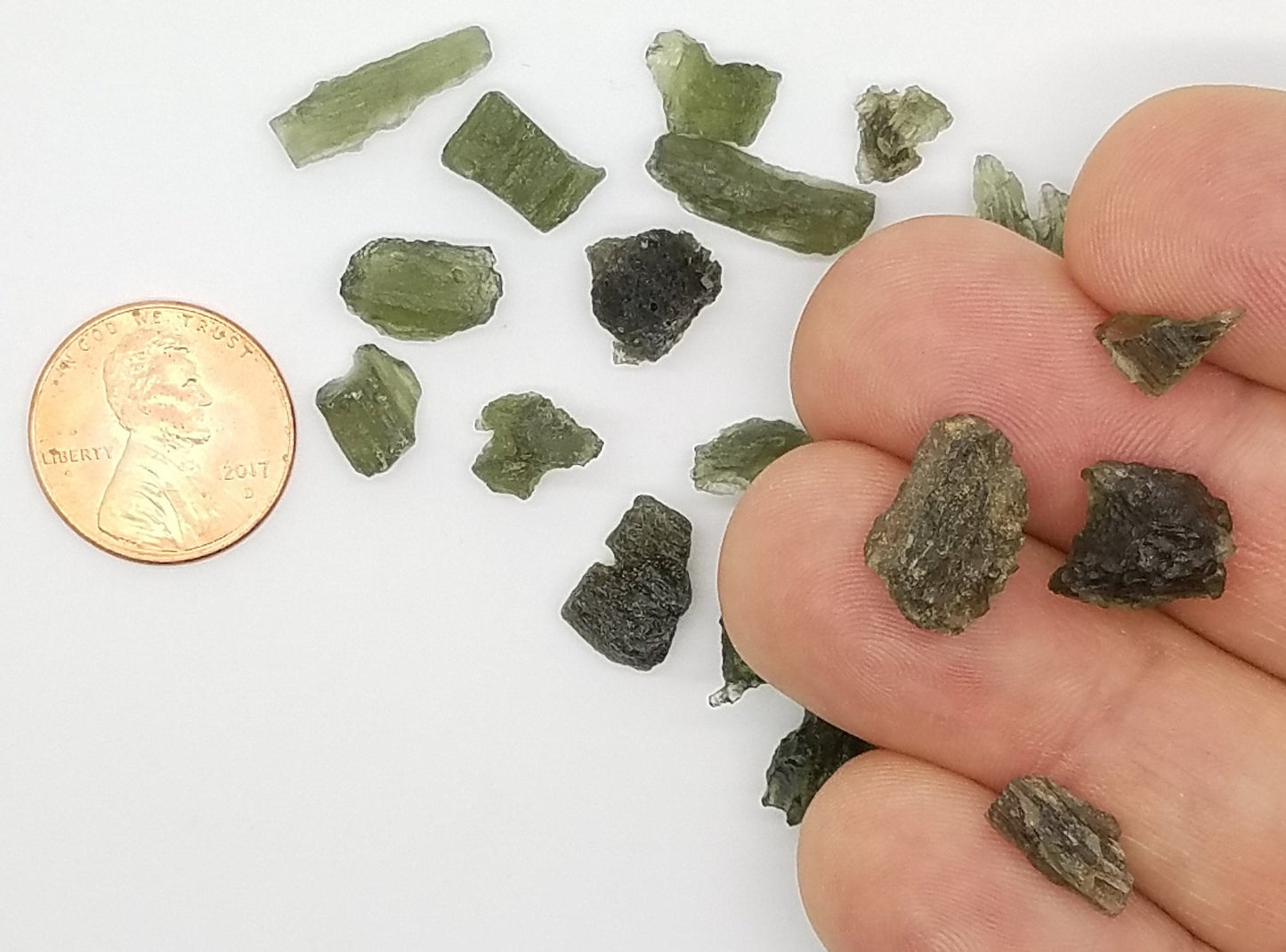 Moldavite Mini Sized Specimens | 10 gram - The Meteorite Traders