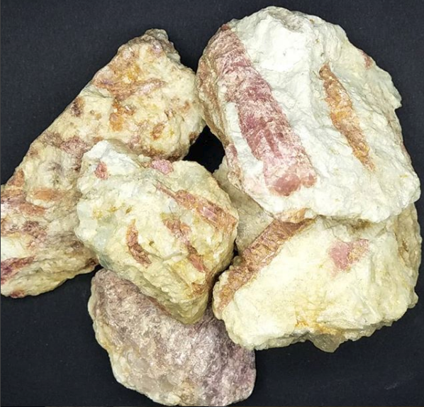 Pink Tourmaline in Quartz | 1 Pound Box - The Meteorite Traders
