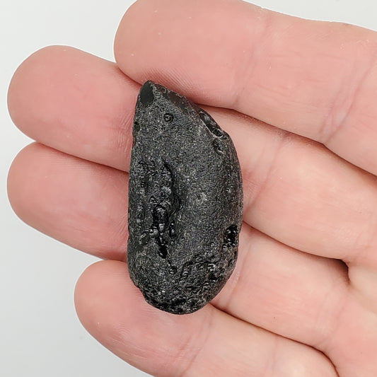 Black Tektite Space Glass Specimen