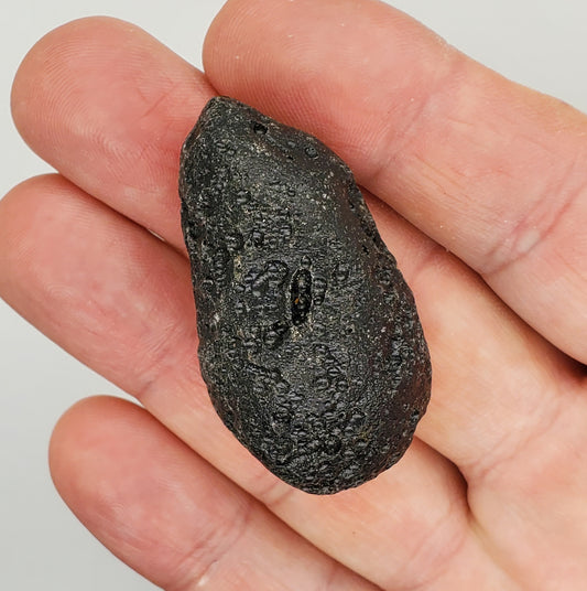 Black Tektite Space Glass Specimen