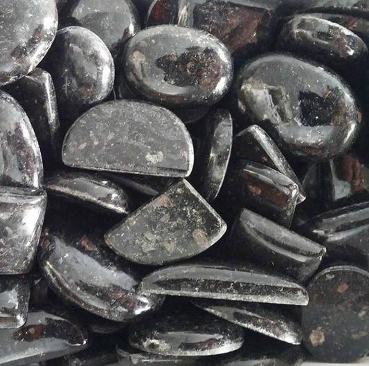 Indian Nuummite Cabochons 50 grams