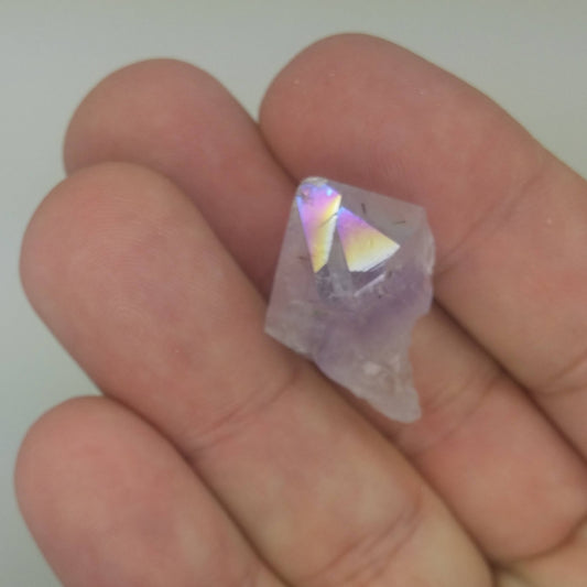 AMETHYST AURA Quartz Crystal Specimen | Metaphysical | Wire Wrapping | 1A