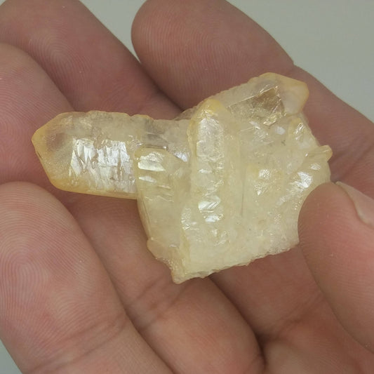 SUNSHINE AURA Quartz Crystal Specimen | Metaphysical | Wire Wrapping | 1A