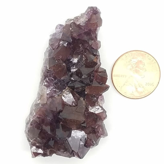 Superb Dark Amethyst Quartz Crystal Cluster | A-Grade | Canadian Thunder Bay
