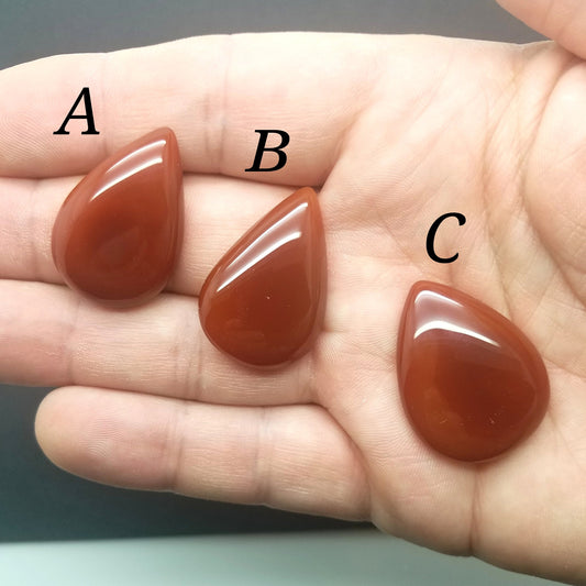 Carnelian Cabochons | Lot CARNTD1