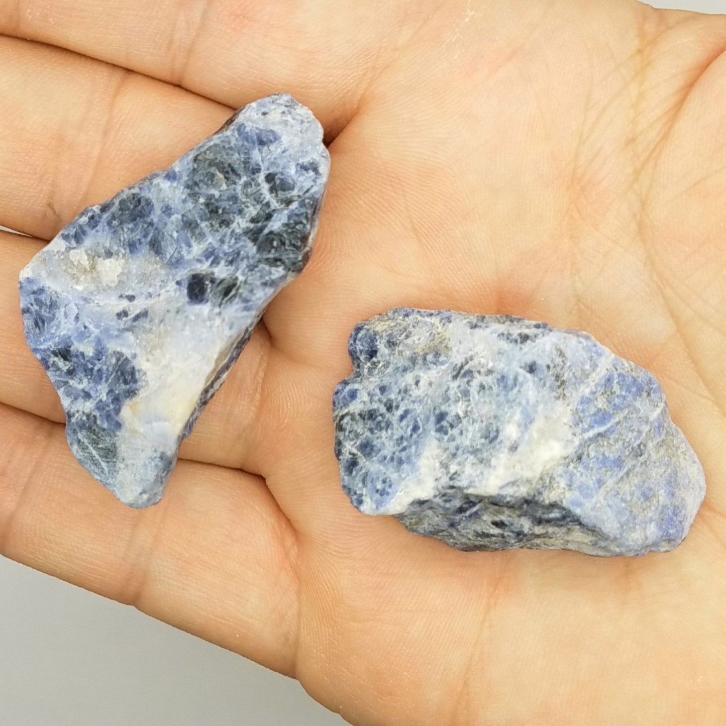 Sodalite Rough Gemstones | 2 PIECES | Metaphysical | Reiki | Cabbing | Wire Wrapping |