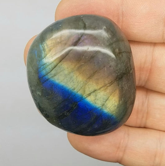 Purple Flash Labradorite Massage stone LABM1