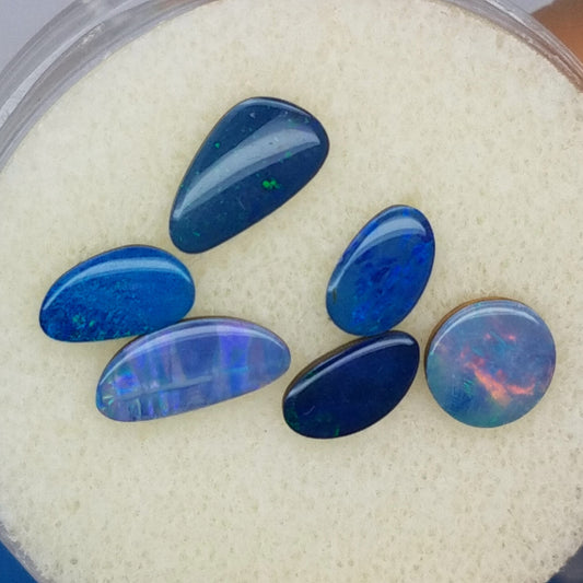 OPAL Cabochons | 6 Piece Wholesale | Jewelry Making | Wire Wrapping - L