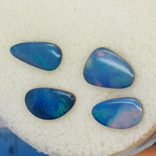 OPAL Cabochons | 4 Piece Wholesale | Boulder Opal LOT F