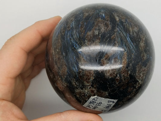 ARFVEDSONITE | Massive Gemstone Sphere | 93mm | #A6