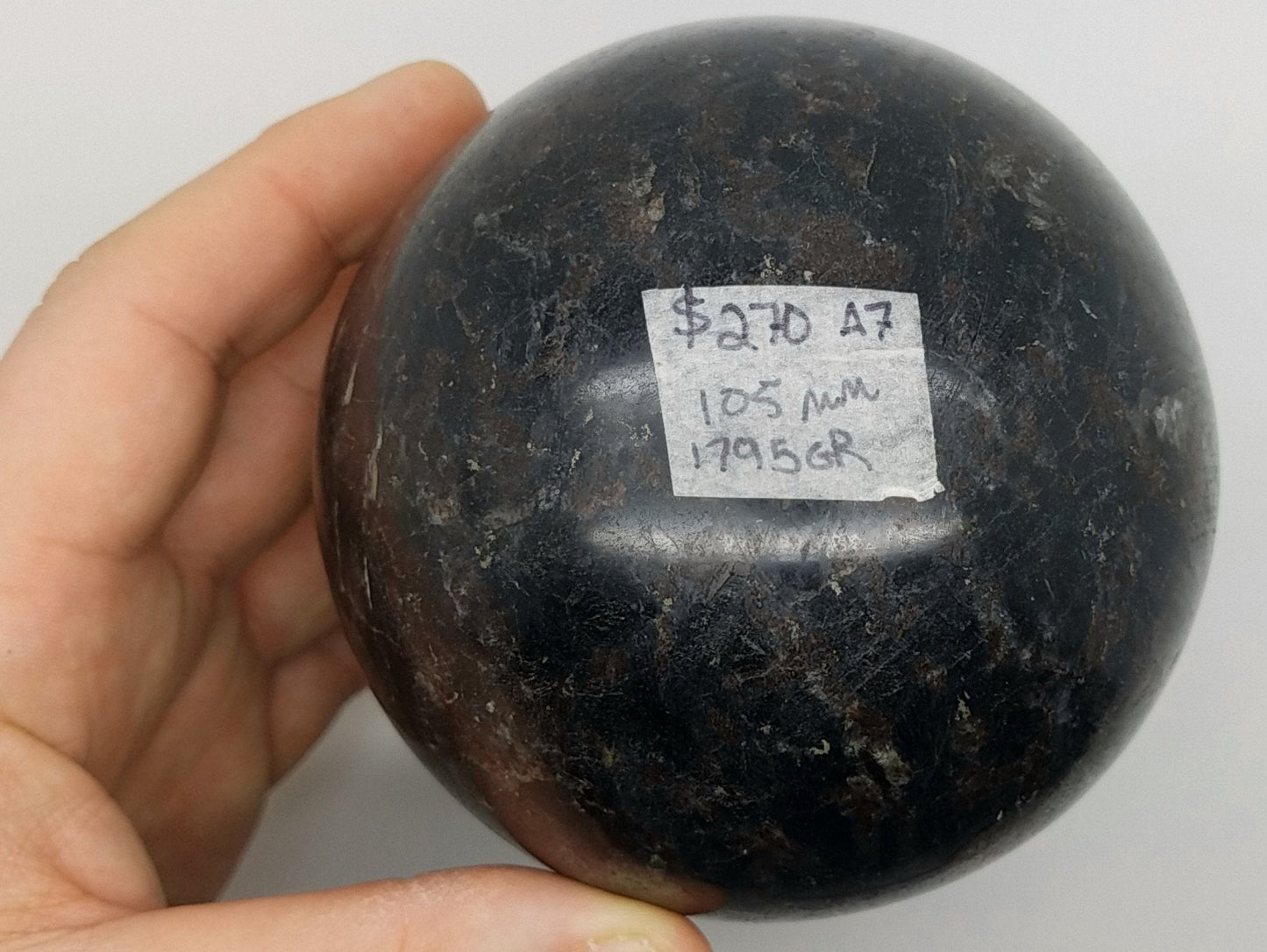 ARFVEDSONITE | HUGE Gemstone Sphere | 105mm | #A7