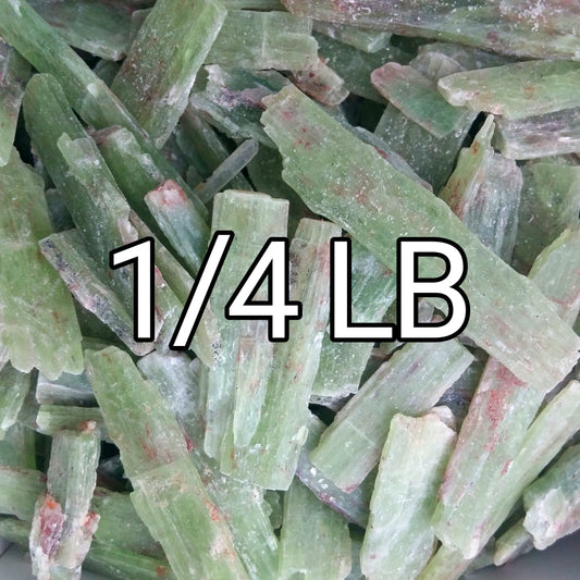 GREEN KYANITE | 1/4LB BLADE shape | Small-Medium