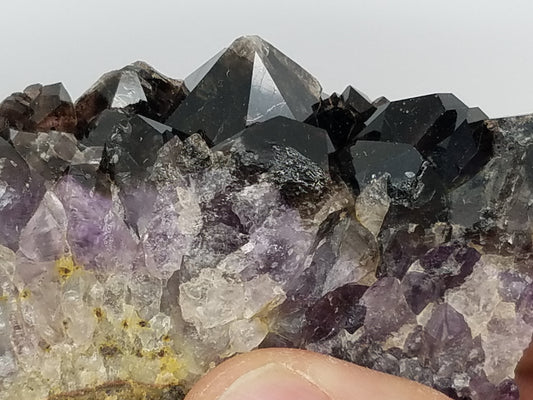 SUPERB SMOKEY AMETHYST | Quartz Crystal Cluster | A-Grade | Canadian Thunder Bay