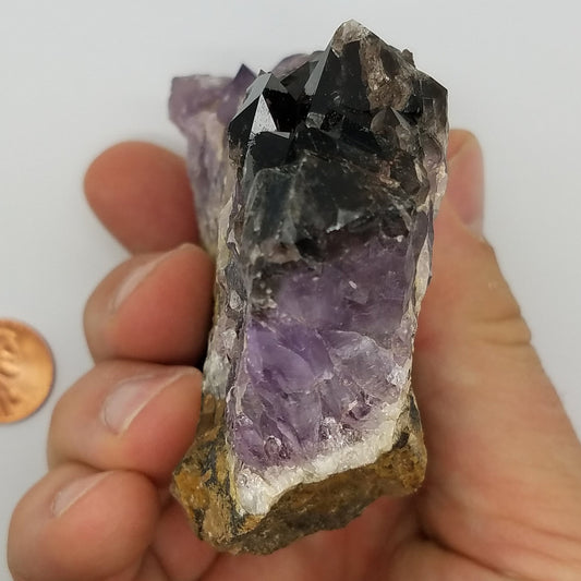 SUPERB SMOKEY AMETHYST | Quartz Crystal Cluster | A-Grade | Canadian Thunder Bay