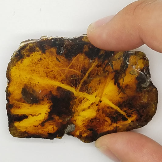 Amazing! AMBER Window | Polished on 2 sides