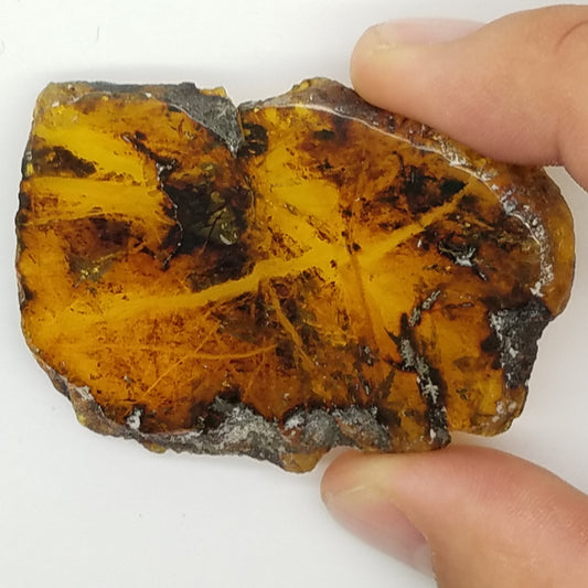Amazing! AMBER Window | Polished on 2 sides