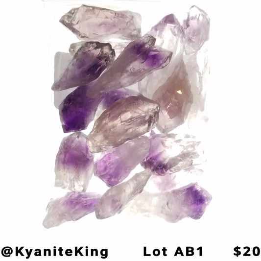 Amethyst Small Crystal Points 5 Lots Available!!