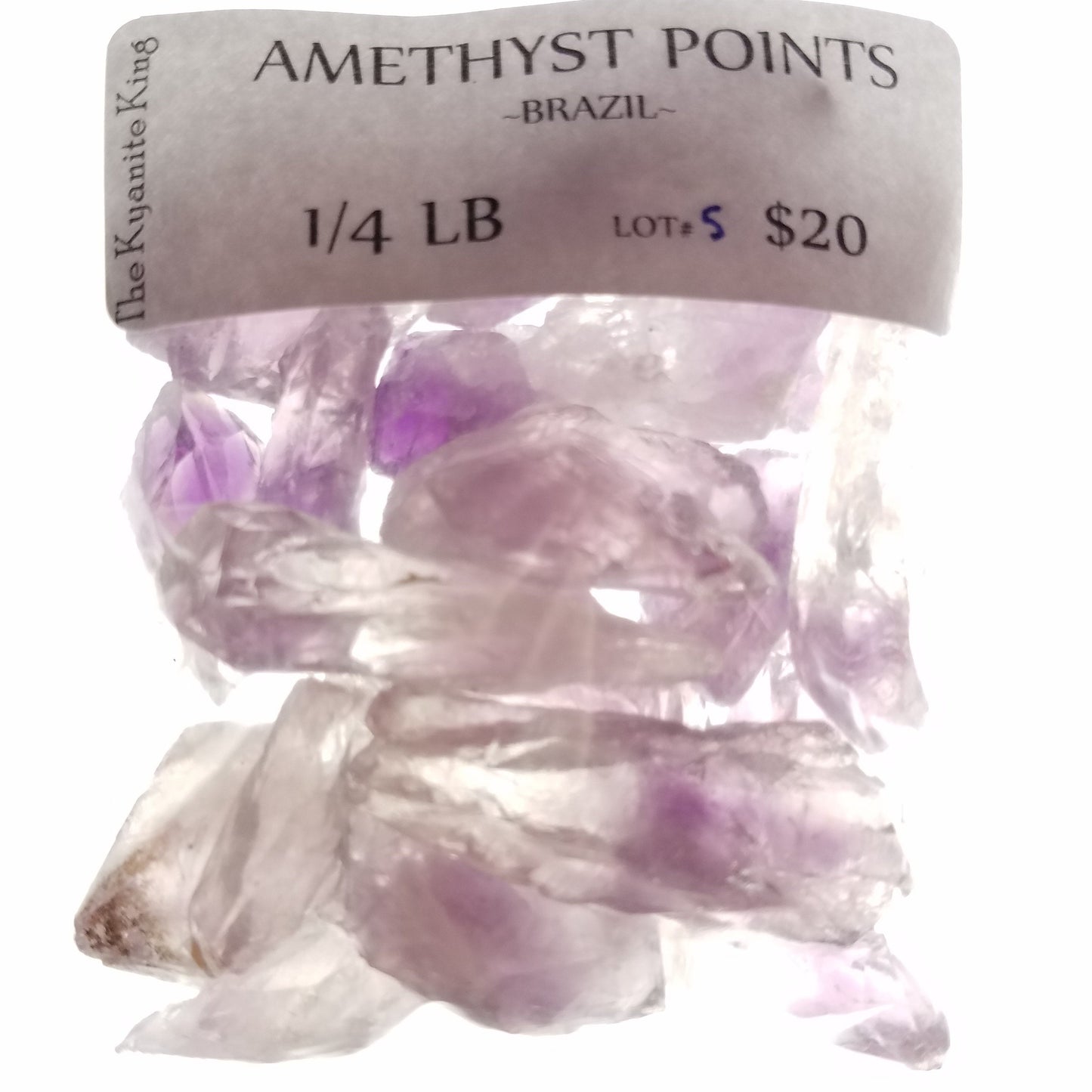 Amethyst Small Crystal Points 3 Lots Available!!