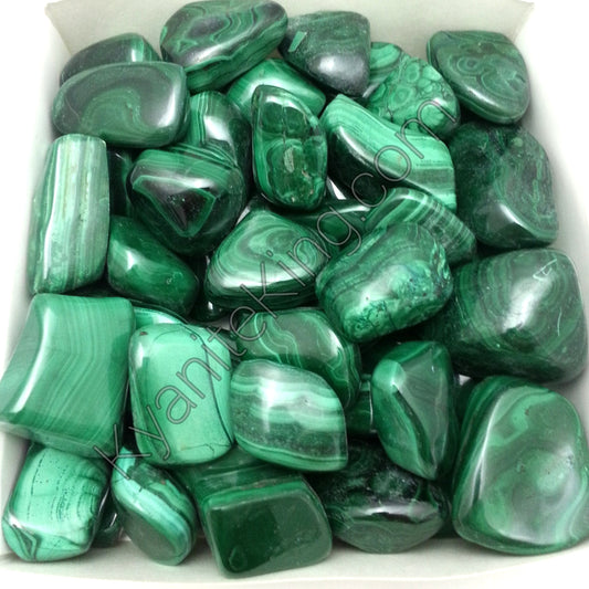 Malachite Tumbled Gemstone Bulk