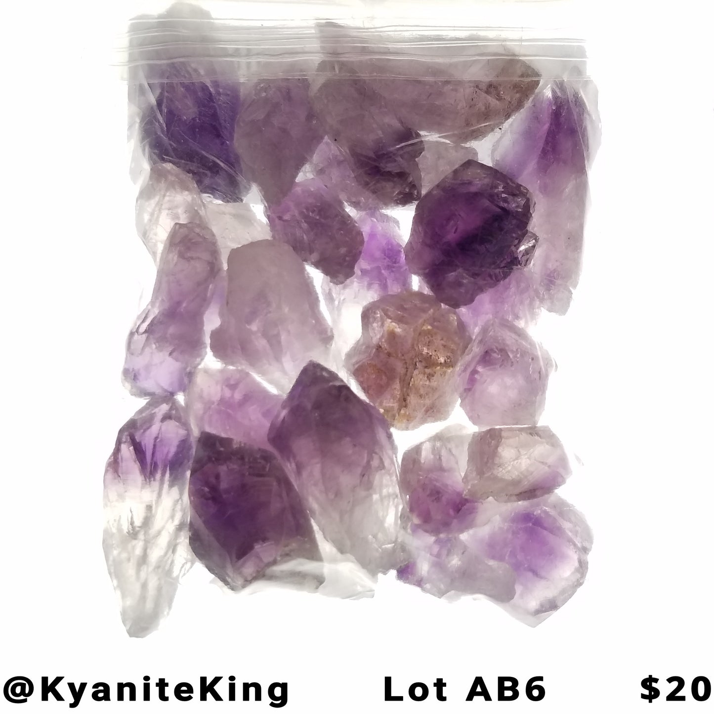 Amethyst Small Crystal Points 3 Lots Available!!