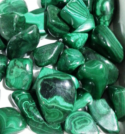 Malachite Tumbled Gemstone Bulk