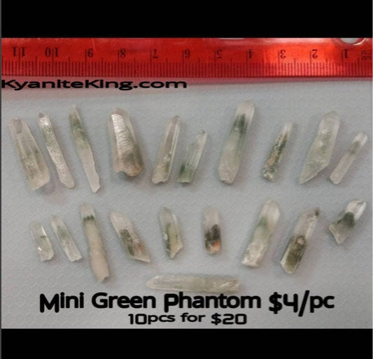Phantom Quartz Crystals | Mini Size
