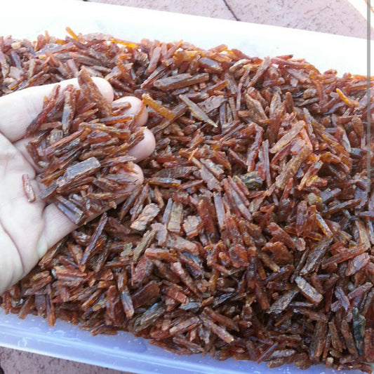 ORANGE KYANITE 1/4LB  | Natural Rough Specimens | Wholesale