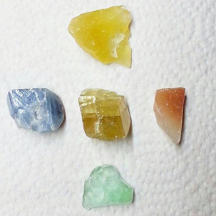 5 Colors of Calcite