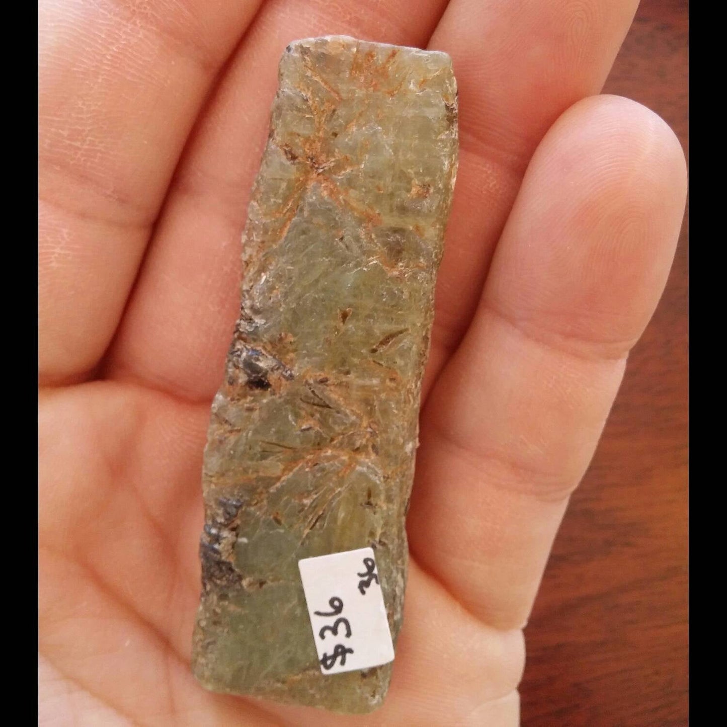 Green Kyanite Gemstone Specimen | Africa 36gr