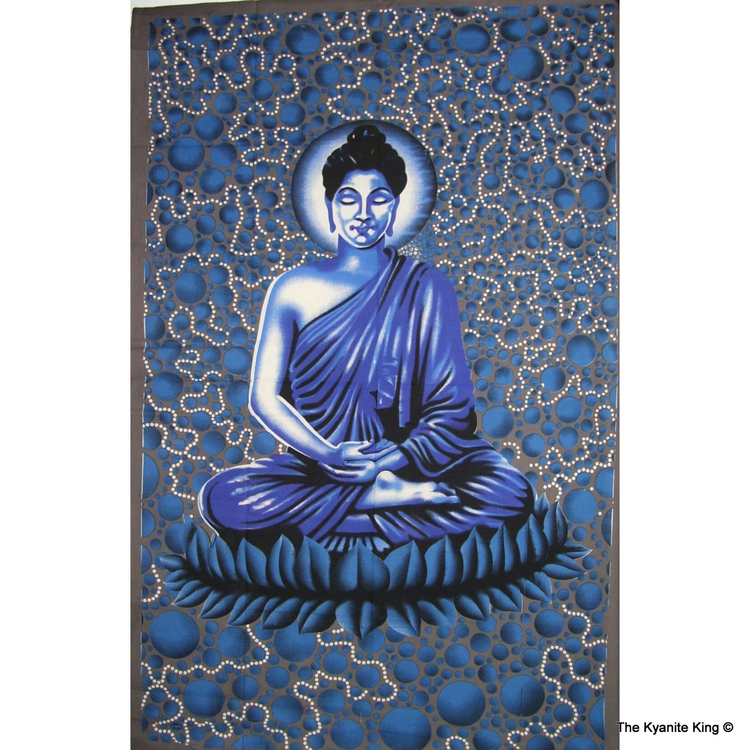 md tapestry blue buddah