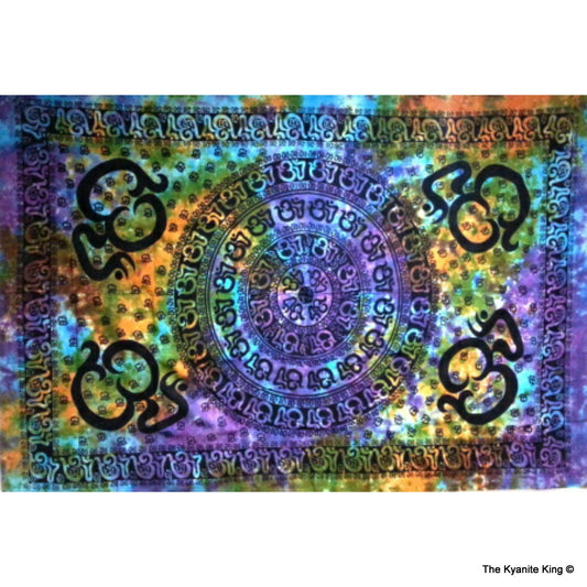 md tapestry om mantra tiedye