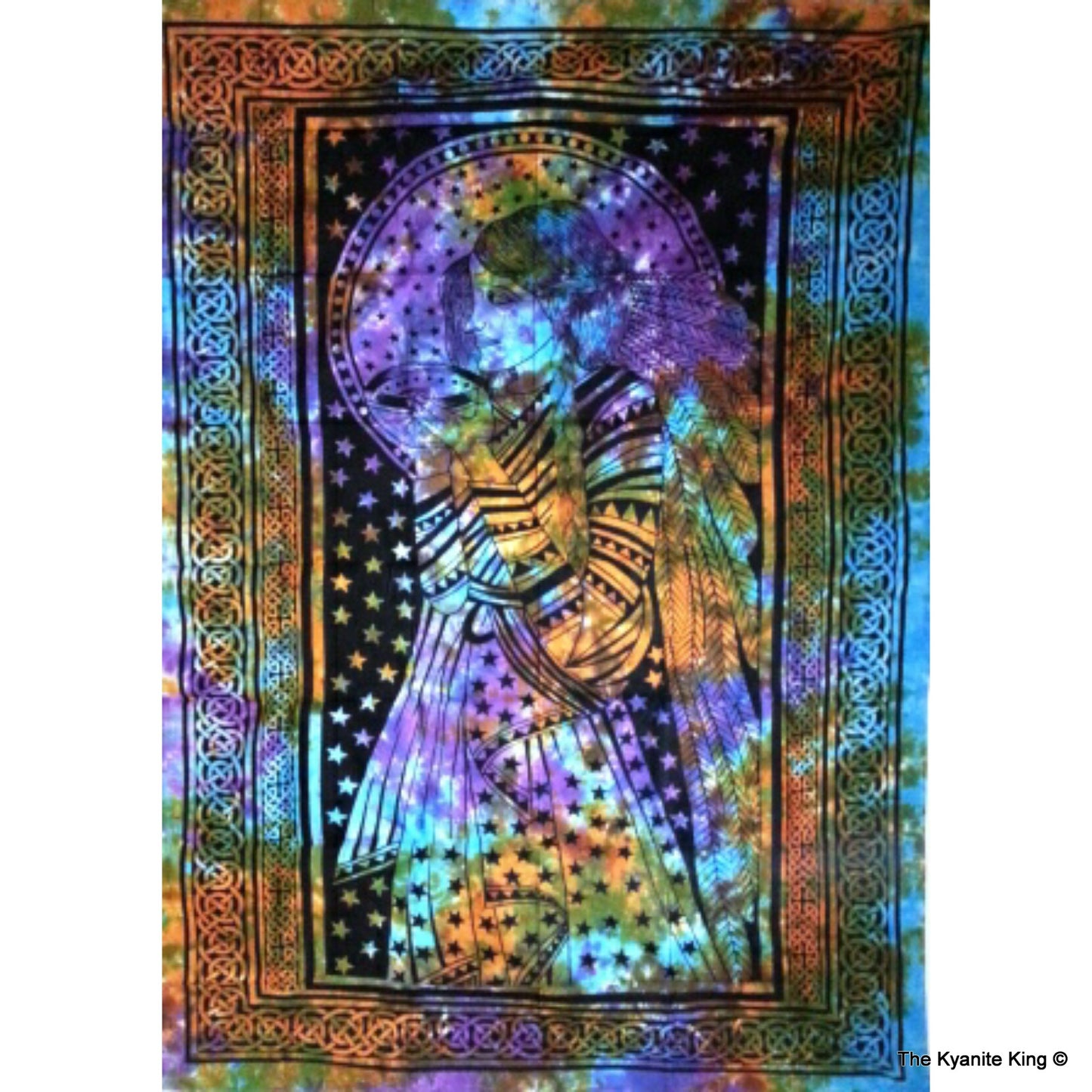 md tapestry sacred prayer tiedye