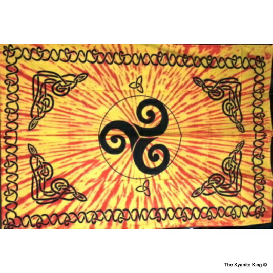 sm tapestry celtic swirl orange